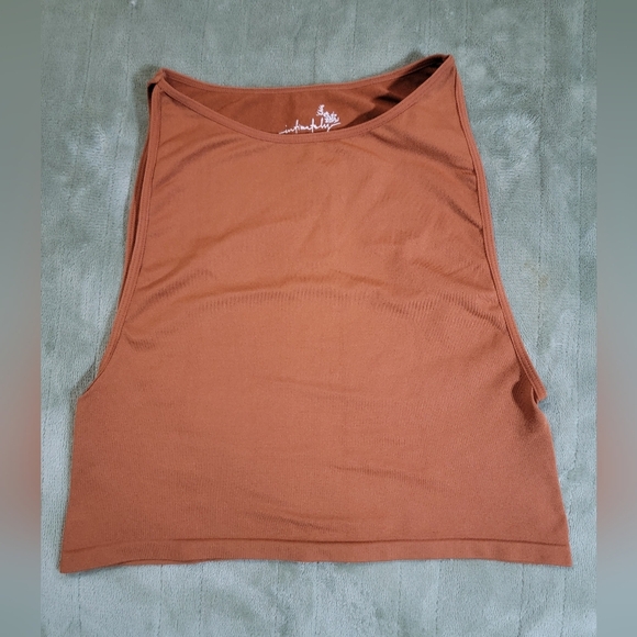 Free People Boatneck Brami in Brown Size M/L - Picture 6 of 10